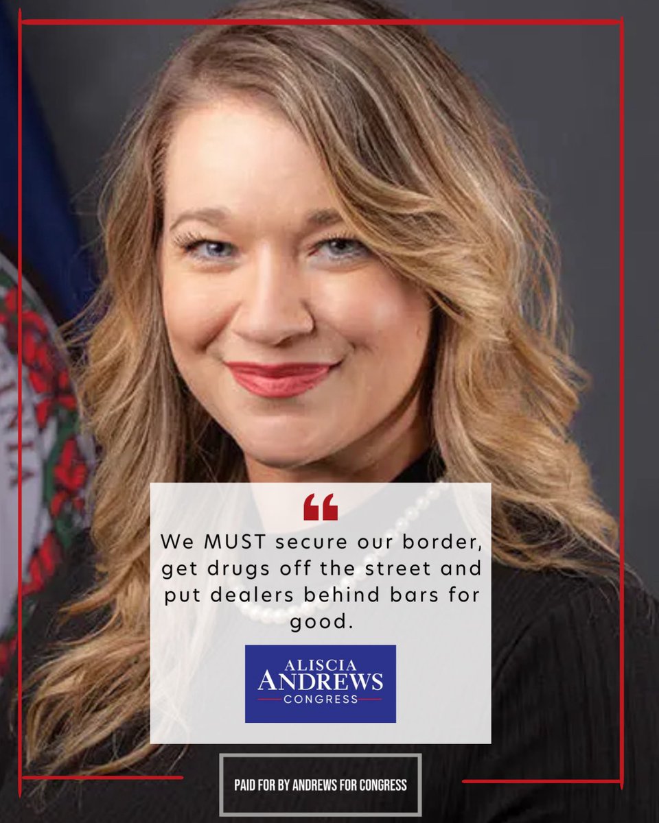 We MUST secure our border, get drugs off the street and put fentanyl dealers behind bars for good. #VA10 #VApol