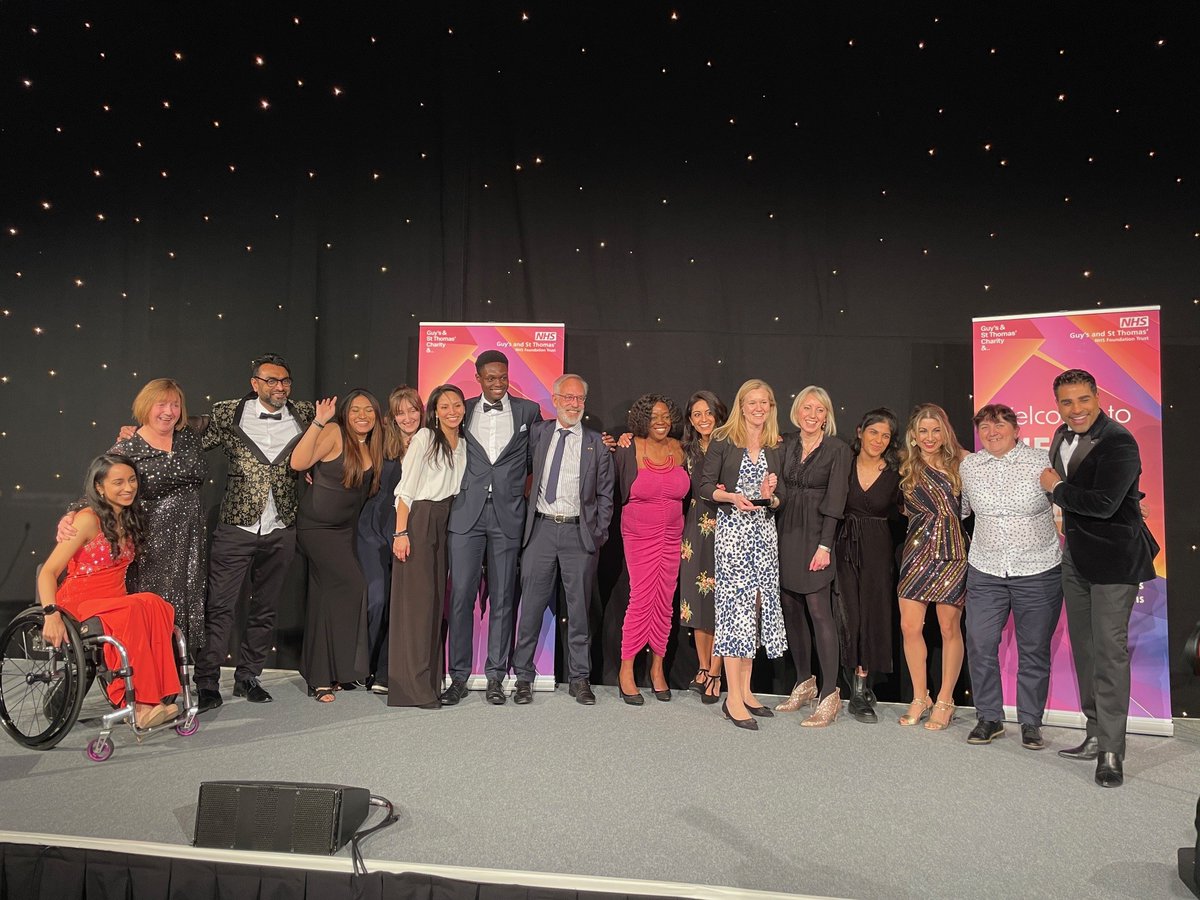 And our first ‘Value everybody’ team award goes to the children’s eye department team @EvelinaLondon for creating an inclusive work environment and promoting a culture where colleagues are respectful and supportive to one another. Well done on an incredible effort! #TeamGSTT