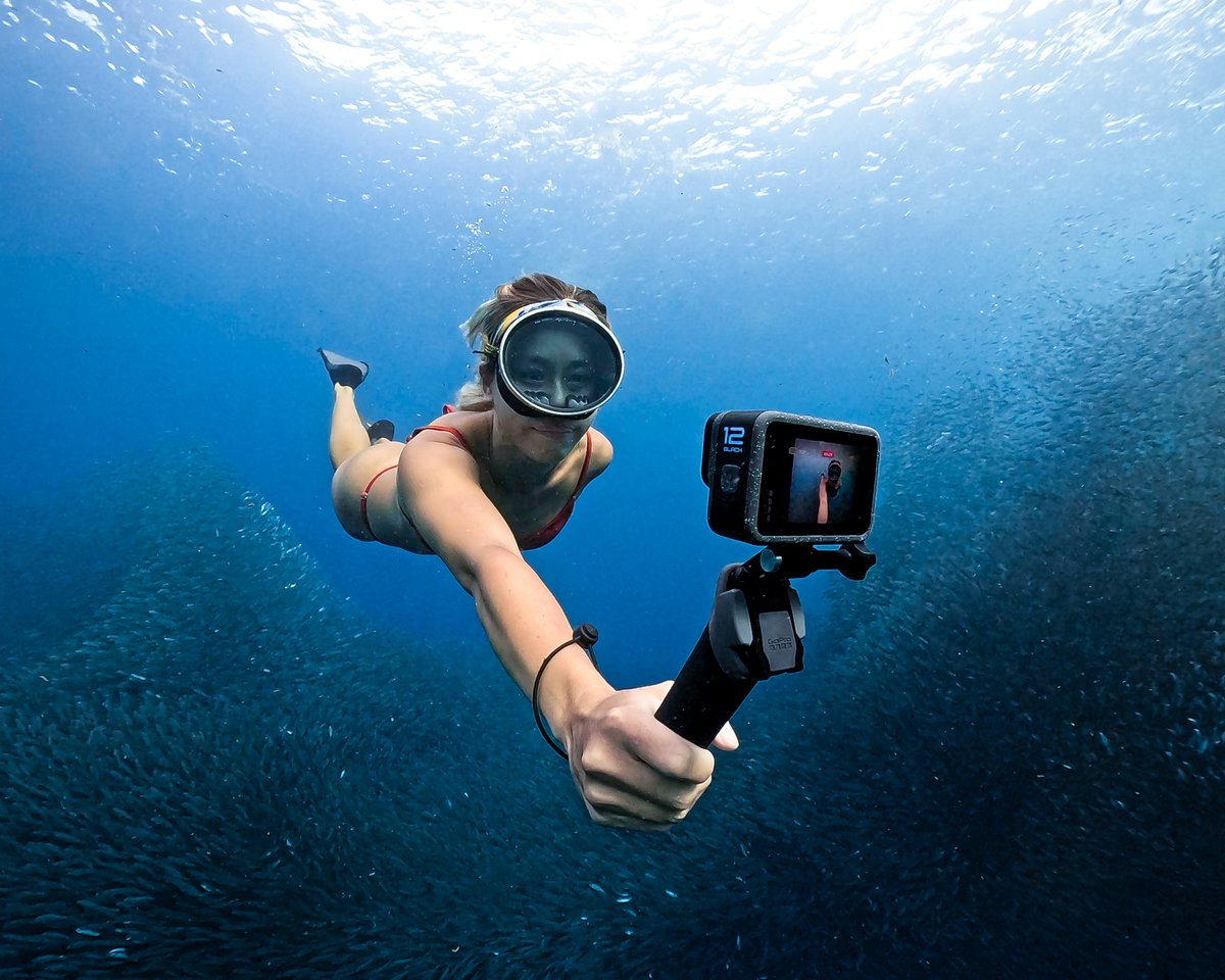 Photo of the Day: The ultimate freediving companion 🤌 GoPro Subscriber Cathy Wen Hsin earned her $500 GoPro Award by submitting this gem to the 'Photo of the Day' challenge at GoPro.com/Awards.

#GoPro #GoProSelfie #Freediving #Phillipines #UnderwaterPhotography