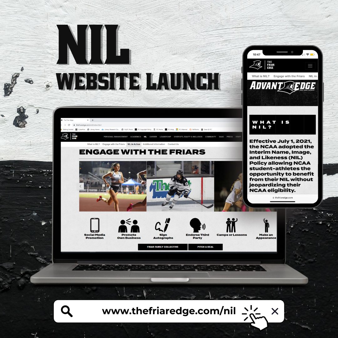 ‼️Introducing the newest page to our website 🔗 thefriaredge.com/nil Thanks for the assist @SummitAthletics