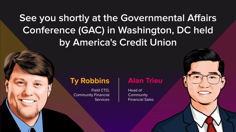 Look forward to seeing everyone at #GAC2024! We'll be at booth 1049 showing how we’re helping credit unions modernize your ability to proactively grow your membership and enhance their experiences in real-time. You can also find us a CU2.0's happy hour on Sunday from 3-5