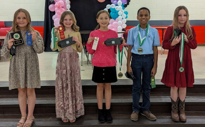 TCSchools_'s tweet photo. Congratulations to @TCSchools_ 4th and 5th grade 4-H Public Speaking Contest winners! @BrightonElemen1 @PatriotsofAES @munfordcubs https://t.co/9WXy8Tu8WD