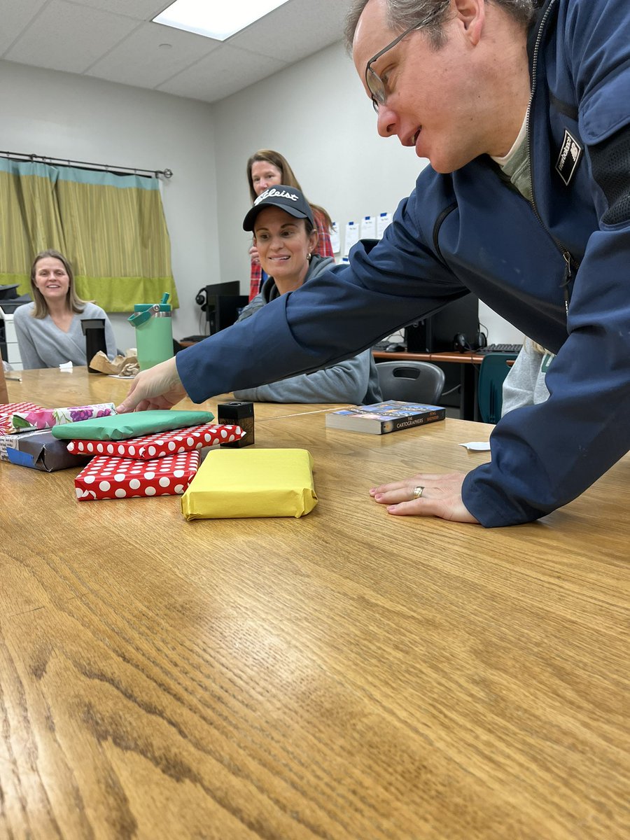 Faculty book exchange today was like a big ol’ birthday party!  #RockBridgeRocks