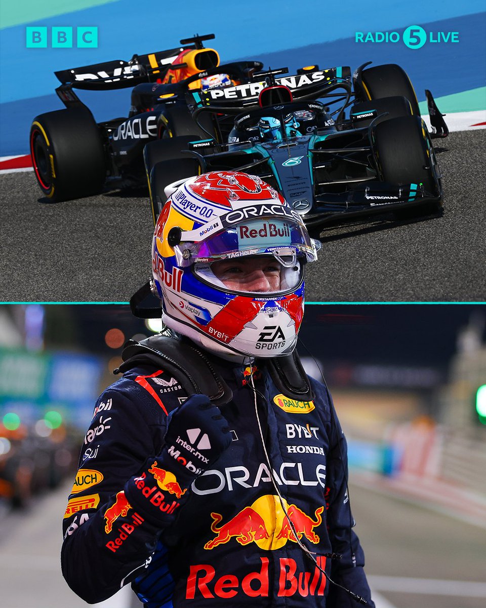 15 minutes until we go racing in Bahrain! ⌛️🏎️ Verstappen and Leclerc start on the front row 👀 Join @rosannatennant, @imharrybenjamin & @alicepowell on Sports Extra ⤵️ bbc.co.uk/sportsextra #BBCF1 #BahrainGP