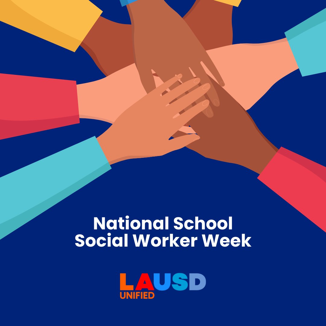 Happy #SchoolSocialWorkerWeek to all social workers. Thank you for all you do for @LASchools students and families. #EmpoweringSocialWorkers