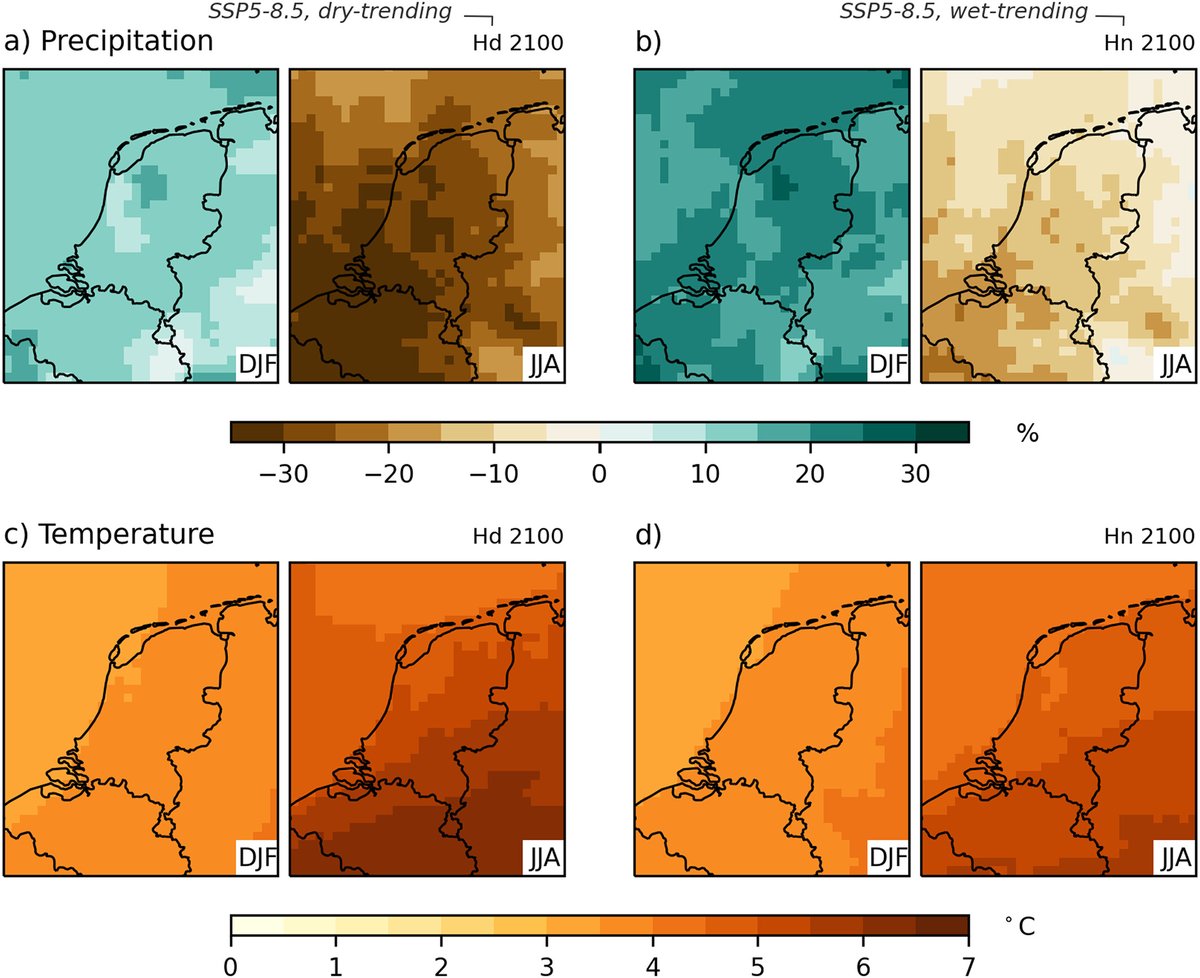 In a new #OpenAccess study, <a href="/karin_vdwiel/">Karin van der Wiel</a> et al. present the methodology used to construct the six different climate scenarios (<a href="/KNMI/">KNMI</a>'23) that describe possible future climates of the #Netherlands.

Check it out: doi.org/10.1029/2023EF…

#AGUPubs <a href="/wileyearthspace/">Wiley Earth and Space Science</a>