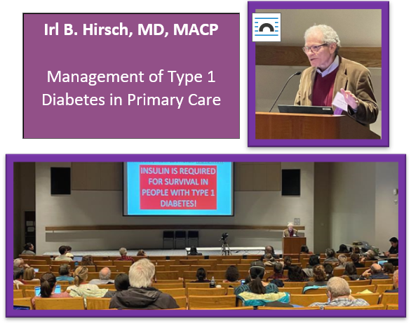 Wrapping up our day with Dr. Irl Hirsch at the Diabetes Update for Primary Care 2024 @UWMedicine @UWEndocrinology @UWDRC1 @savxg @UW_DGIM @uwfm #Diabetes #Endocrinology #thyroid #primarycare