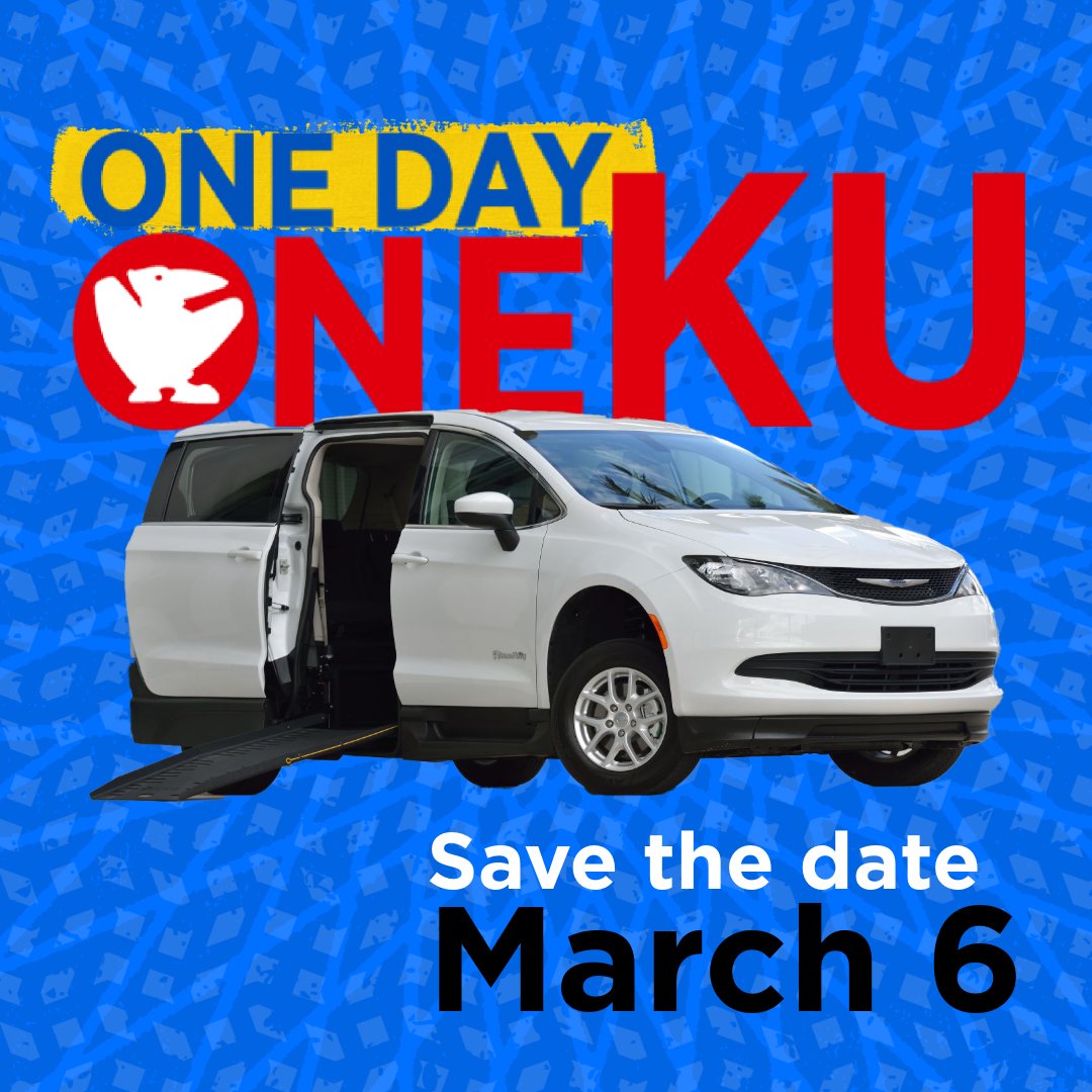 During this year's #OneDayOneKU, help us raise funds for an accessible van for the #KU community. Your donations on March 6 will go directly to support this important tool to increase #accessibility for staff and visitors to the University of Kansas. loom.ly/pWhIYyw