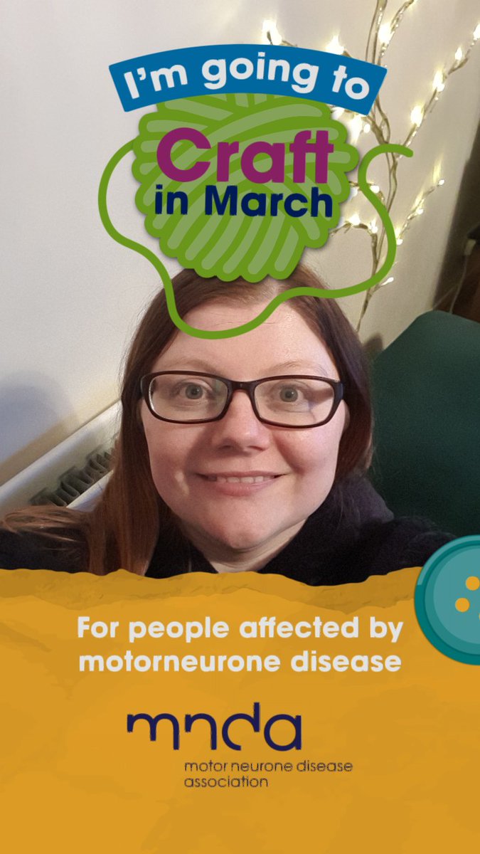 Day 1 of the craft challenge to raise money for <a href="/mndassoc/">MND Association</a> ✅️