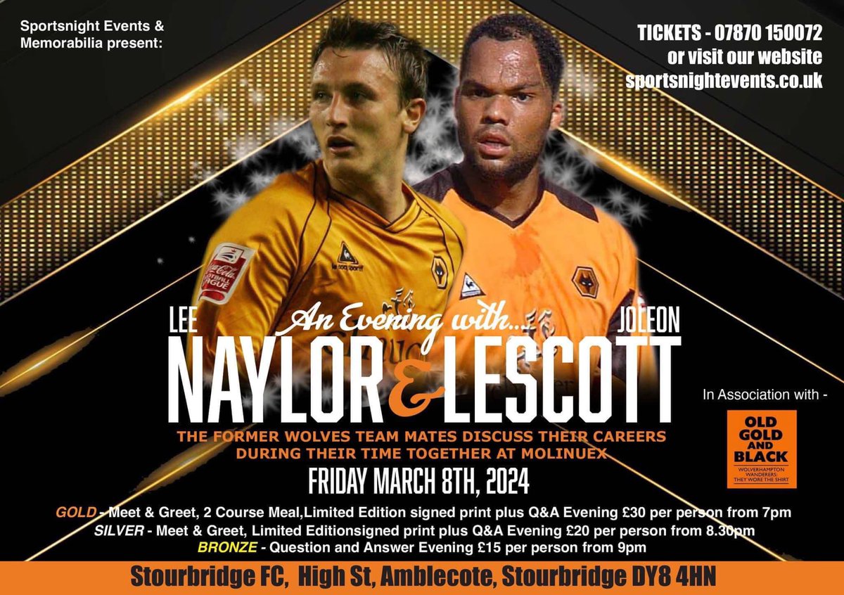 Will be a top night. Only a few tickets remaining. Buzzing for the banter with some of my closest mates. Chatting about the old times and discussing all the latest topics too 🧡🖤