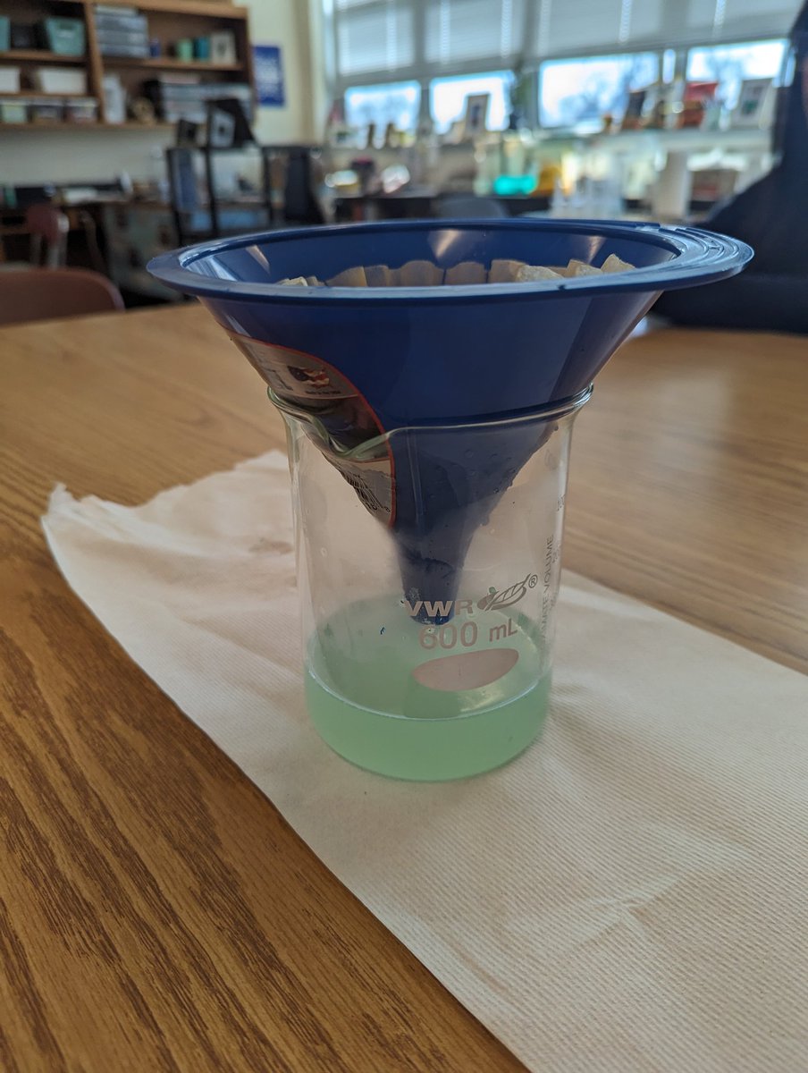 MrsKomal3's tweet photo. Today our 7th Grade @FISLions observed the formation of synthetic materials from natural resources #7thGradeScience #FISScience #LabDay #MakingPlastic https://t.co/GLBmftYFHR