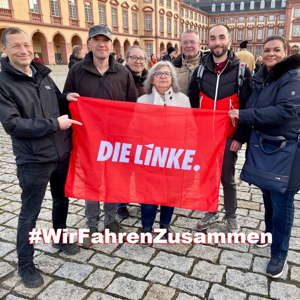 Wir waren bei der #Klimastreik-Demo #Mannheim 1.3. von #FFF und #verdi mit dem Motto #WirFahrenZusammen für einen starken #ÖPNV mit guter Arbeit für die #Klimahelden als ein zentraler Teil der #Verkehrswende