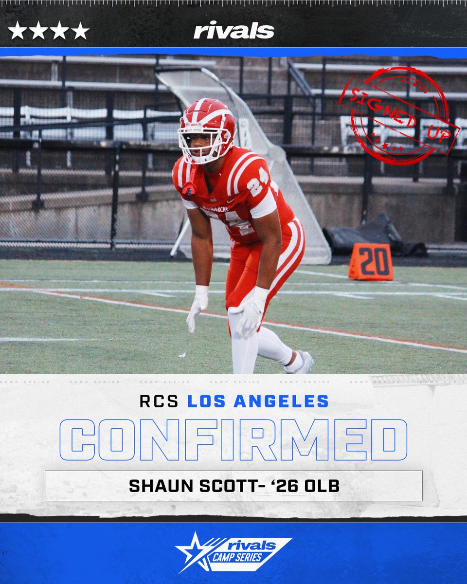 🚨CONFIRMED✍🏻 4⭐️OLB Shaun Scott is signed up and ready for March 10th🌴 @adamgorney | @shaunnscottt