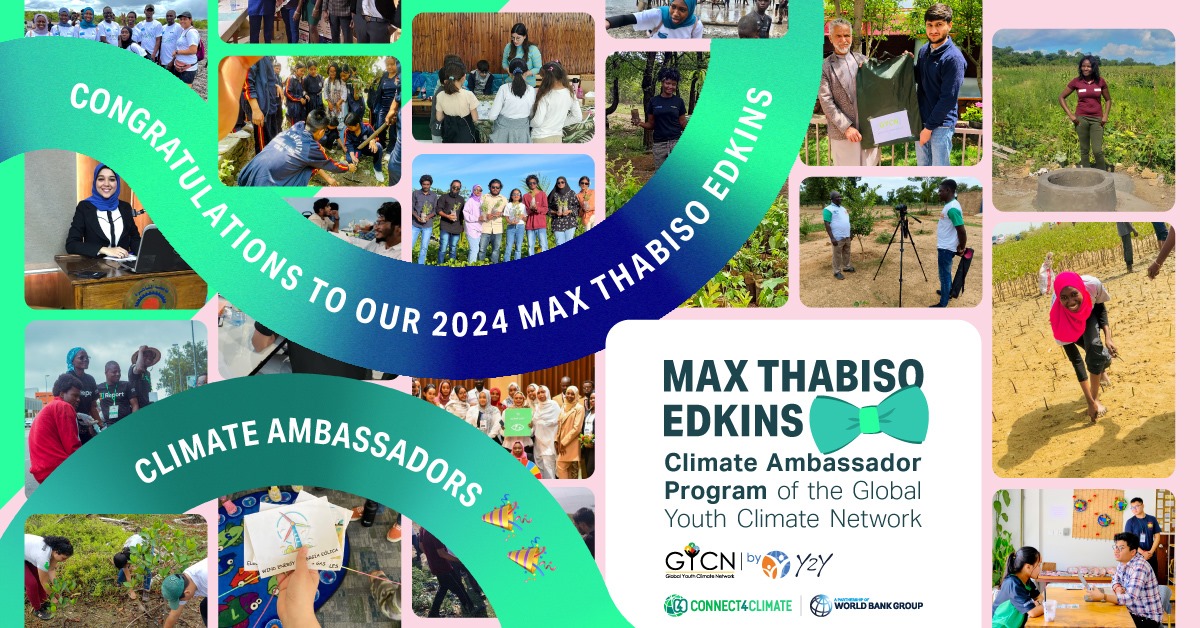 A huge congrats to our new cohort of Max Thabiso Edkins Climate Ambassadors! 🎉 We can’t wait to embark on this journey with you and support your innovative ideas to nurture our planet. 💚