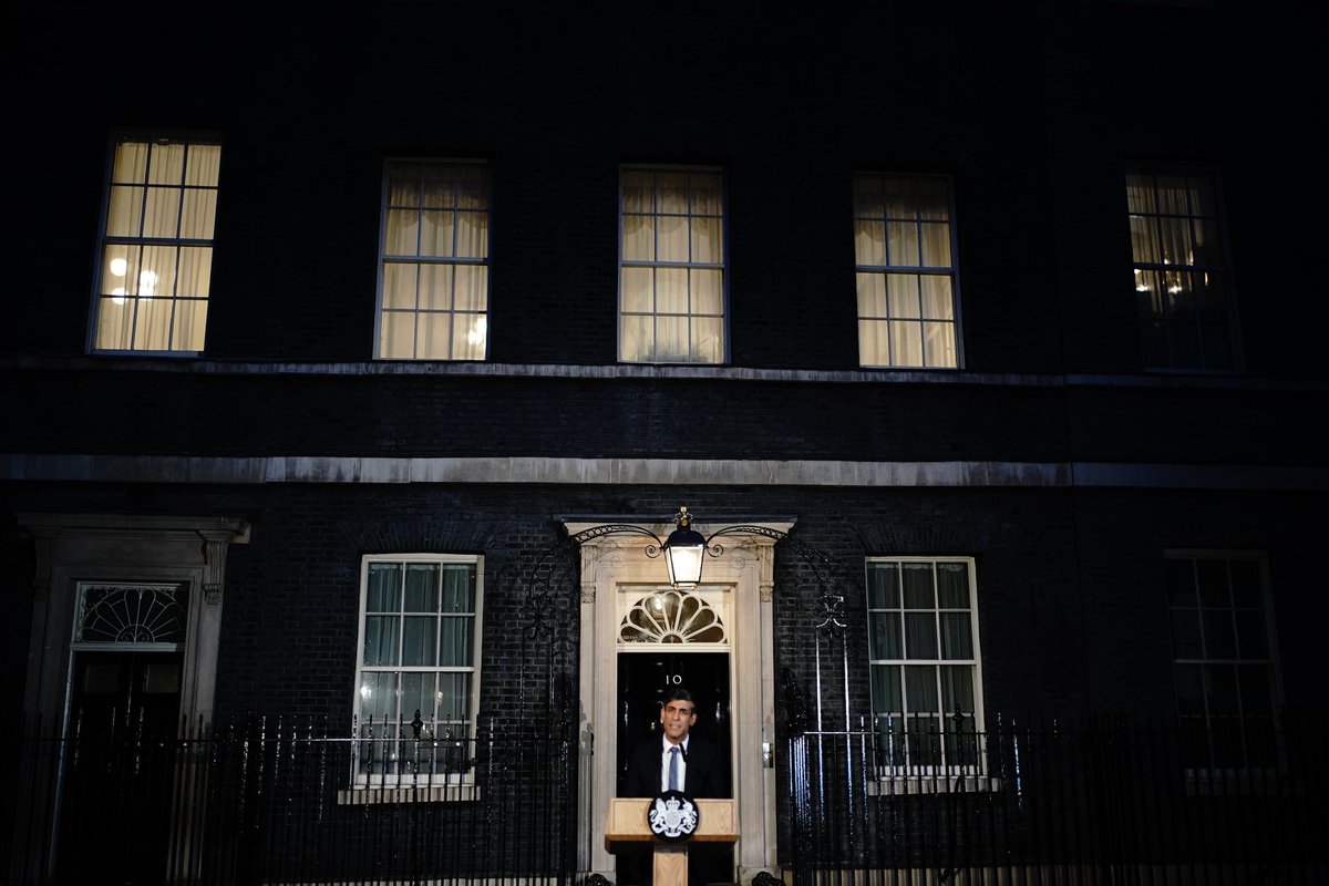 Prime Minister Rishi Sunak giving a press conference in Downing Street, London. Picture date: Friday March 1, 2024.
