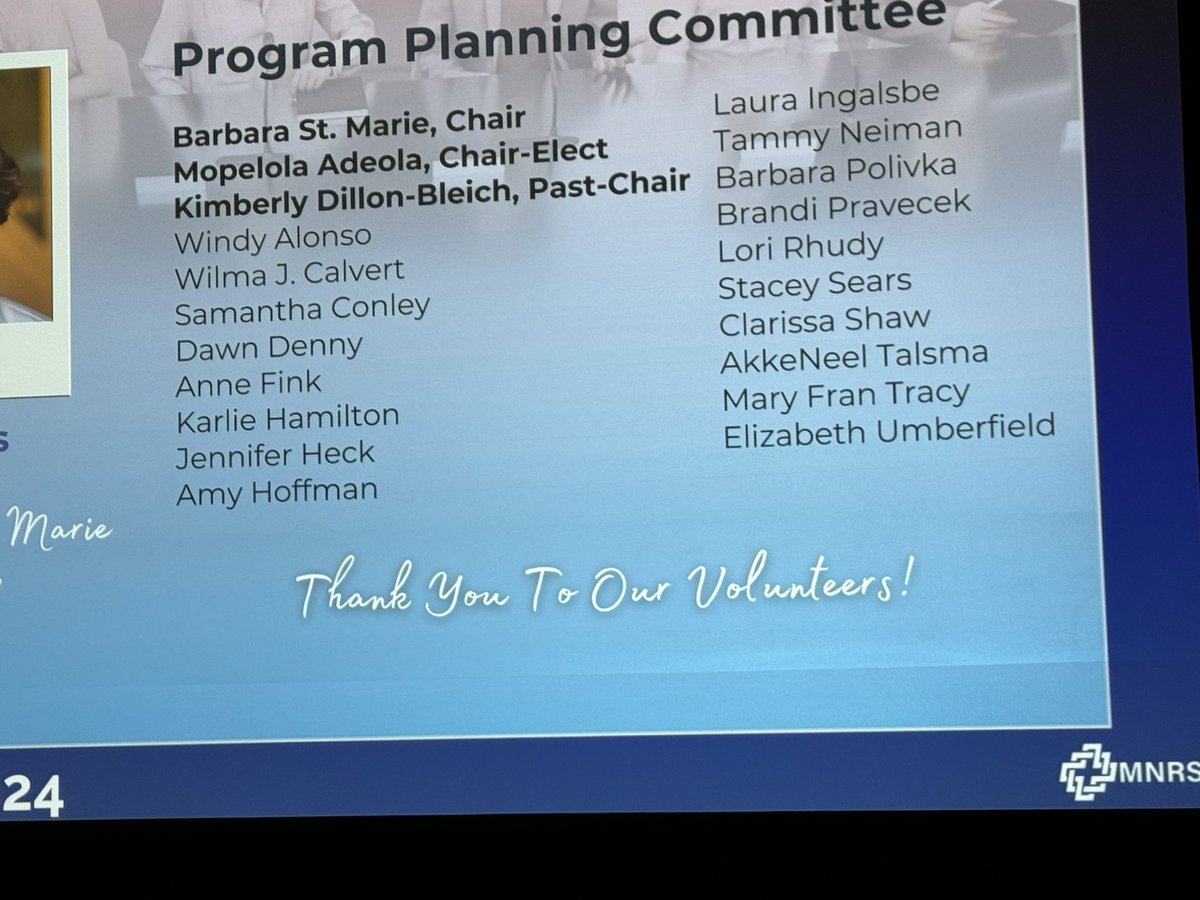 Lori Rhudy (@rhudy1lori) on Twitter photo Happy to represent <a href="/winnonastateu/">Winona State University</a> and #winonastategradnursing on the #MNRS2024 planning committe. Happy to represent <a href="/winnonastateu/">Winona State University</a> and #winonastategradnursing on the #MNRS2024 planning committe.