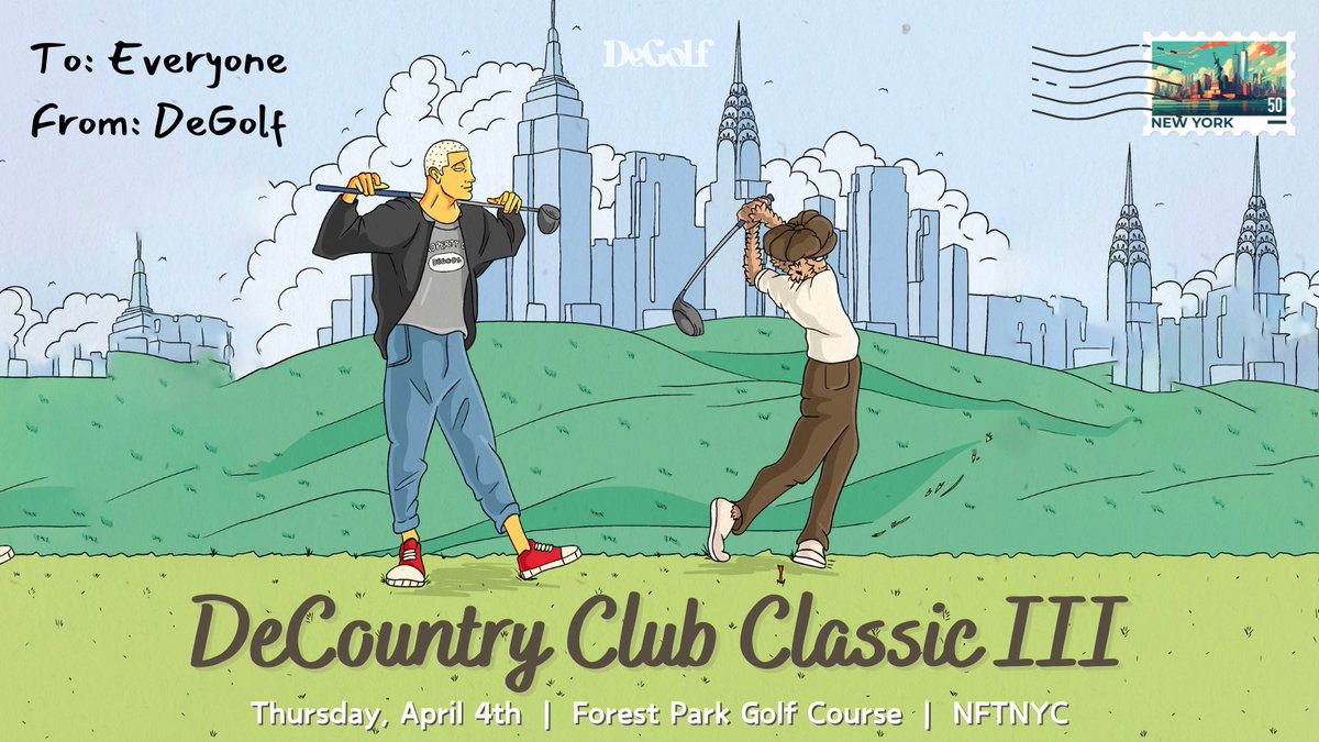 NFTNYC we're back and the stakes have been raised (see post below 👀)

Registration for the DeCountry Club Classic III is now officially open to everyone and anyone!