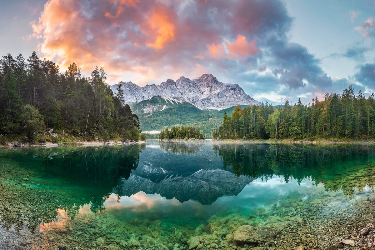 📍Eibsee Lake, Germany 

This year, say yes to stunning alpine landscapes. 🇩🇪⛰️☀️🌄 View and customize one of our Germany itineraries here: hubs.li/Q02mWqHk0