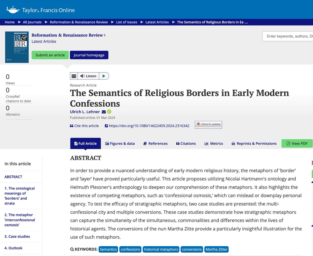 ulrichlehner's tweet image. In case you are interested in #semantics and #earlymodern #history, #conversion stories and #philosophy: doi.org/10.1080/146224…