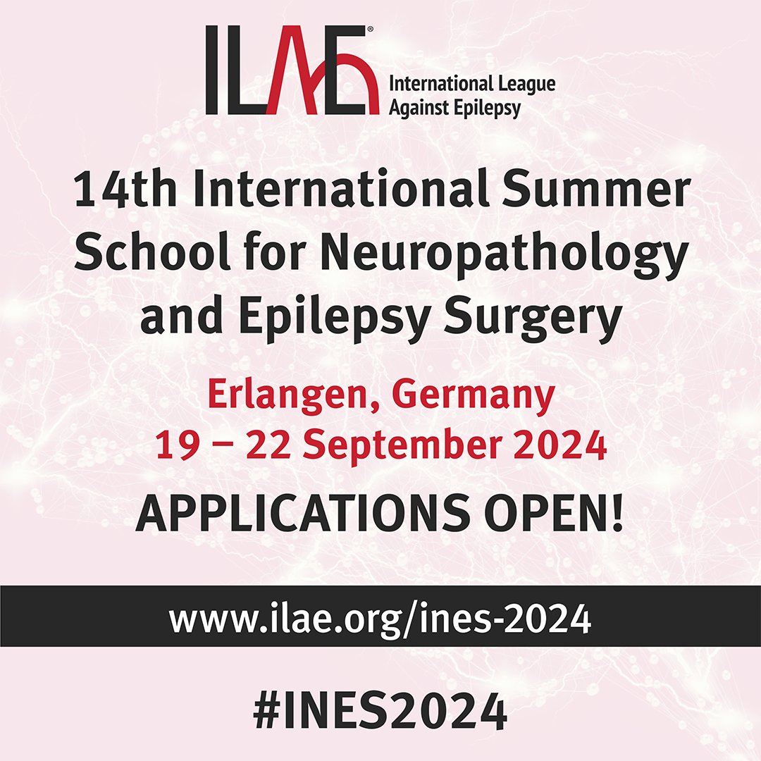 ONE MONTH LEFT: Apply today for the 14th International Summer School for Neuropathology and Epilepsy Surgery! #INES2024 is designed to enable participants to better recognize and classify various histopathological substrates of drug-resistant #epilepsy. ilae.org/ines-2024