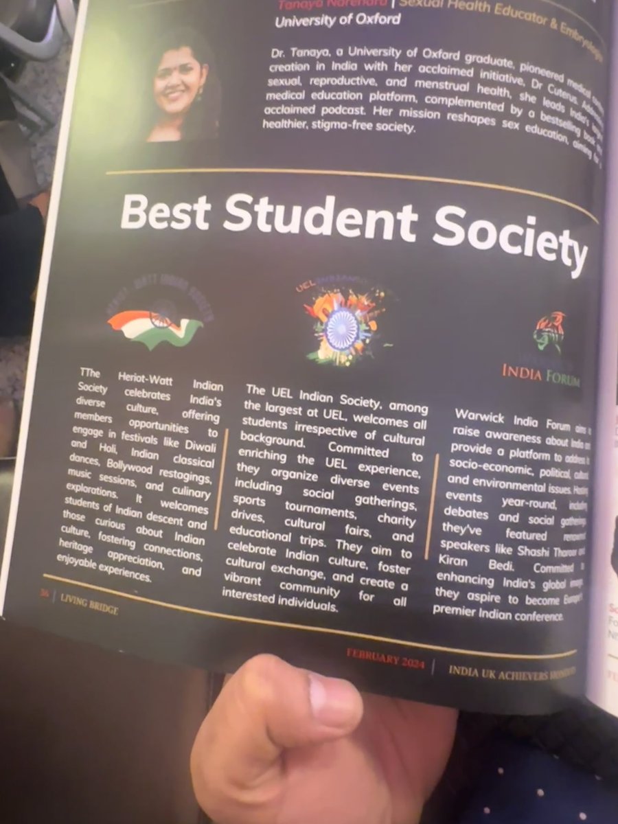 It was a great honour to be a part of the <a href="/NISAU_UK/">NISAU UK - Home of 🇮🇳 students & alumni in 🇬🇧</a> UK INDIA conference as one of the finalists representing <a href="/IndianUel/">UEL Indian Society</a>. Glad to see <a href="/BritishCouncil/">British Council</a> <a href="/LondonHigher/">London Higher</a> celebrating the success and contributions of international students in the UK. #NISAU #weareinternational