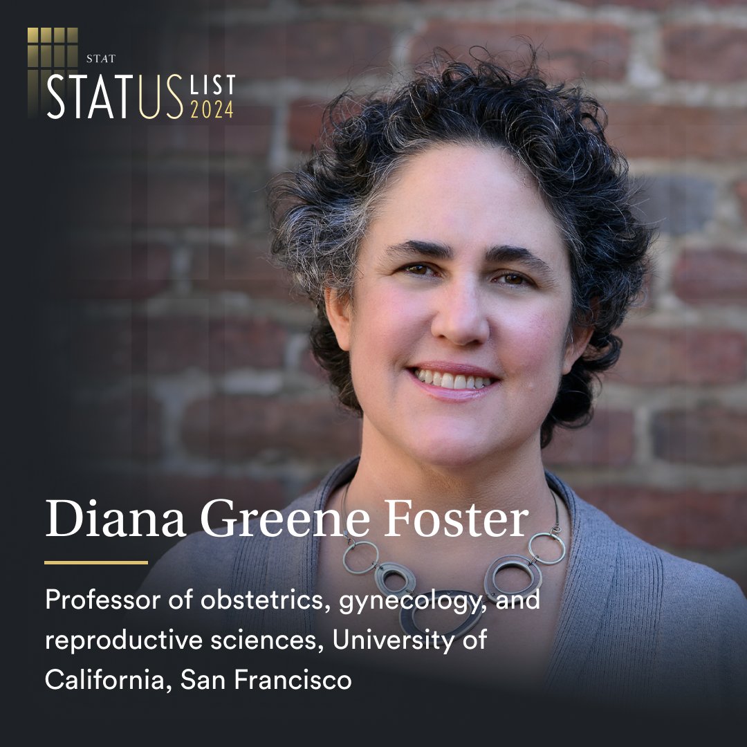 The work of reproductive health researcher and demographer @Dianagfoster has never been more timely. Meet one of the selections to the 2024 #STATUSList: trib.al/mmaJX4z