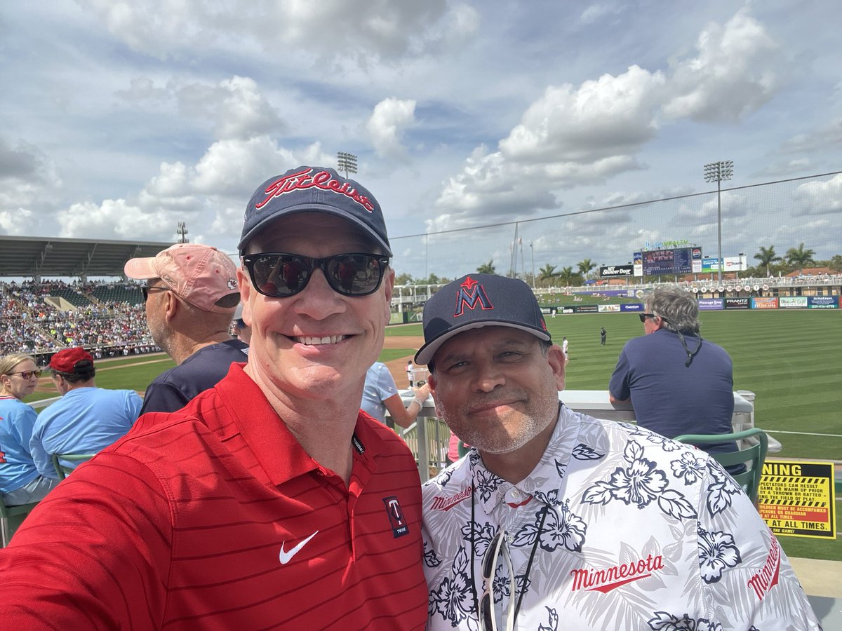 Catching a @Twins win with @spinny16 in @VisitFortMyers! #MnTwins