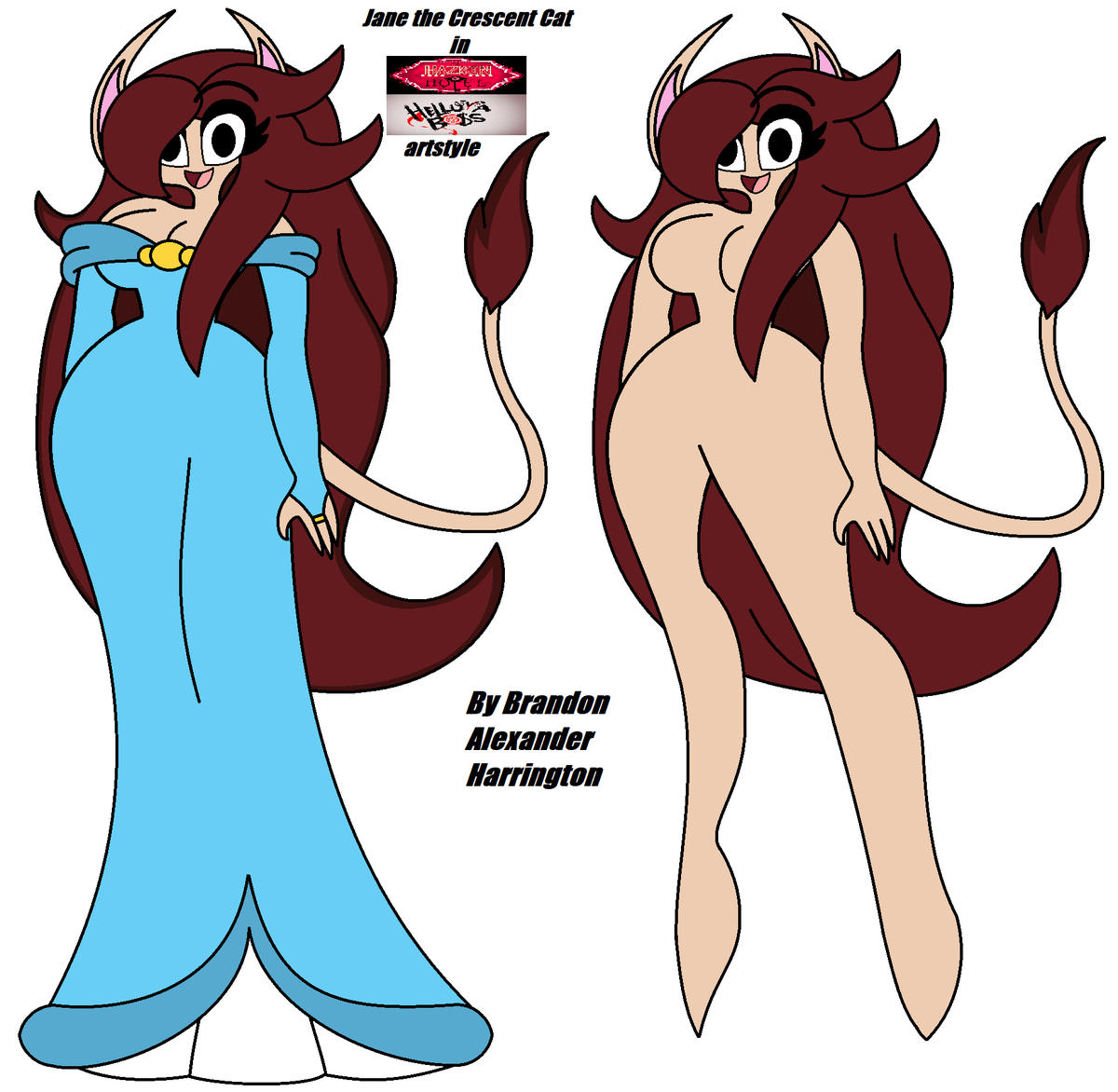 Brandon57323650's tweet photo. This is to all vrchat avatar creators who do Hazbin Hotel and Helluva Boss based models. I was hoping to find someone who could bring my oc Jane to life as my 3d model for vrchat but in a Hazbin Hotel/Helluva Boss style and upload if possible? #vrchatavatar #vrchat #hazbinhotel https://t.co/rGr3tdzZKC