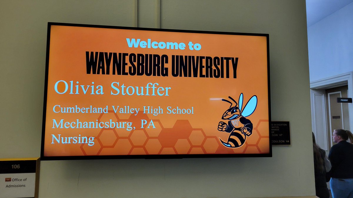 Thank you so much for an absolutely AMAZING visit today at @WaynesburgU with @GvDeAug. I had a wonderful day and the whole process made me feel super special! Loved chatting with the coach and seeing what @WU_wsoccer is all about!!