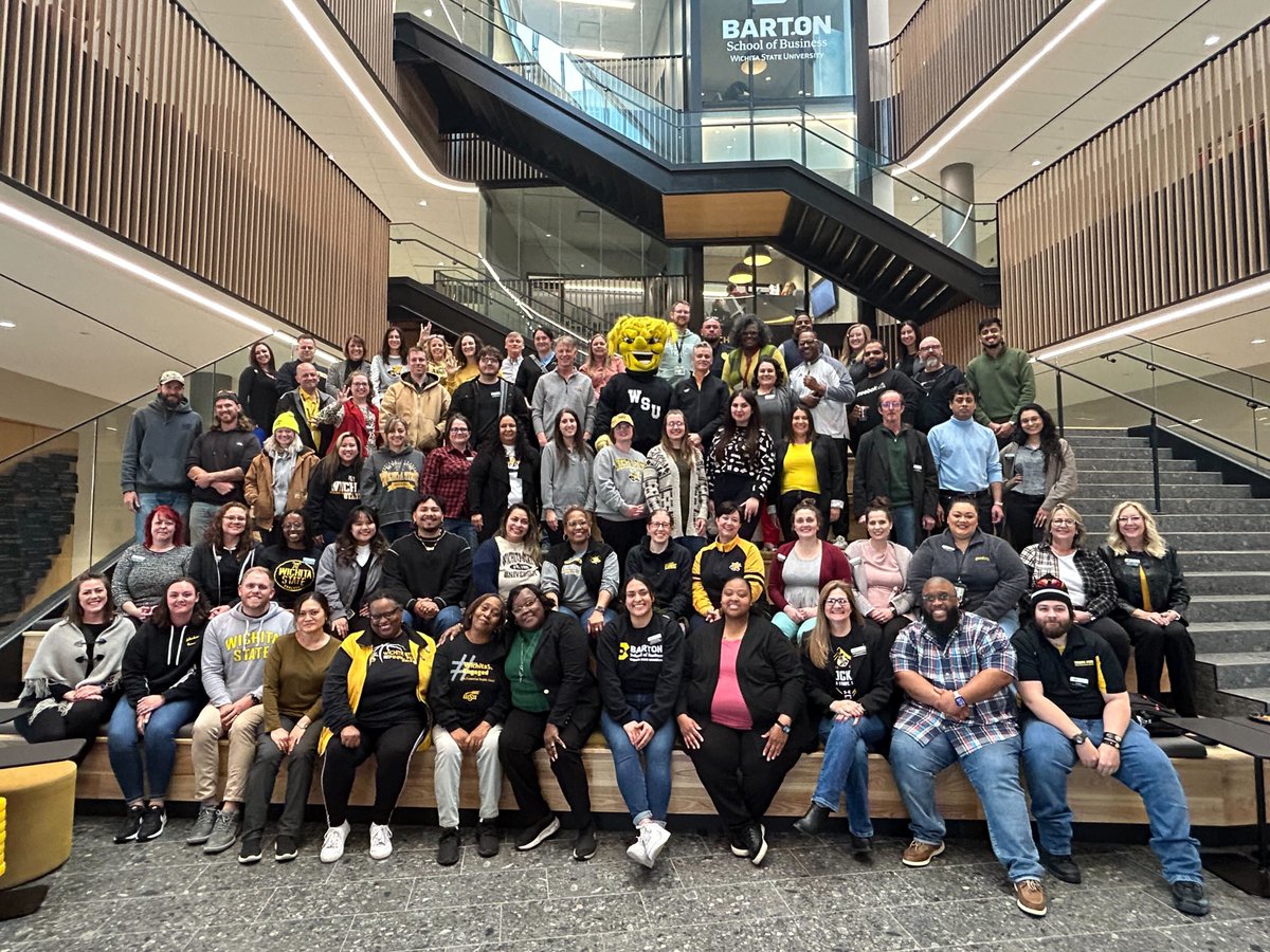 I'm grateful every day for all the amazing people I work with at Wichita State, and today I got to celebrate them for #EmployeeAppreciationDay. #ShockersUp