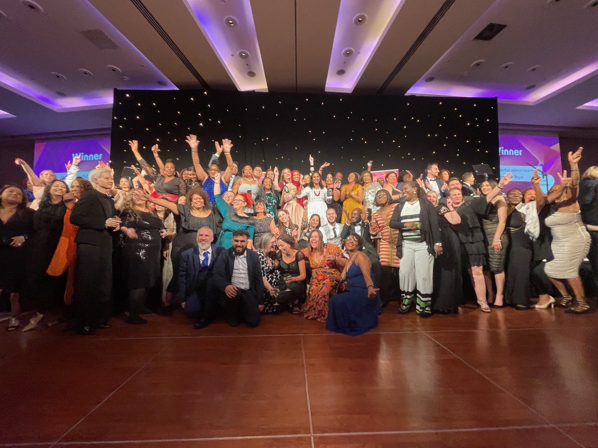 Finally, our Chairman and CEO Award for outstanding service. This team is vital to our Trust, providing essential support to front-line services and patient care. They’ve been at the heart of everything we’ve done in recent years. Congratulations to our Admin Teams! #TeamGSTT