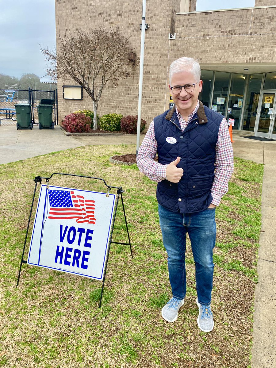 Though I’m not on the ballot this year, I was proud to cast my vote for strong conservatives today in this year’s Republican Primary election. 

If you haven’t voted, please get out during the final days of early voting or on Election Day!