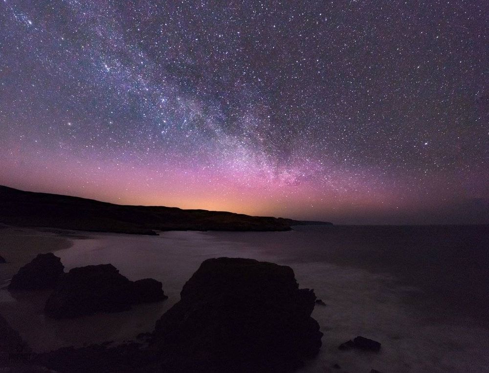 The northern Lights and Milky Way over Scotland by Impact Imagz @ImpactImagz Weather Photo Of The Week 15th April 2019 ✨ bit.ly/42ZA3pj #ThePhotoHour #StormHour