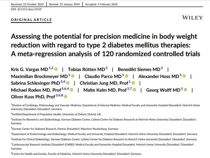 Kris G. Vargas (@vargaskrisg) on Twitter photo Potential for precision medicine in body weight reduction with medical treatment of type 2 diabetes? Check out our new paper in #Diabetes, Obesity and Metabolism dom-pubs.onlinelibrary.wiley.com/doi/10.1111/do… <a href="/WolffGeorg/">Georg Wolff</a> <a href="/cjungMD/">Christian Jung</a> @s_schlesinger @ddz_info Potential for precision medicine in body weight reduction with medical treatment of type 2 diabetes? Check out our new paper in #Diabetes, Obesity and Metabolism dom-pubs.onlinelibrary.wiley.com/doi/10.1111/do… <a href="/WolffGeorg/">Georg Wolff</a> <a href="/cjungMD/">Christian Jung</a> @s_schlesinger @ddz_info