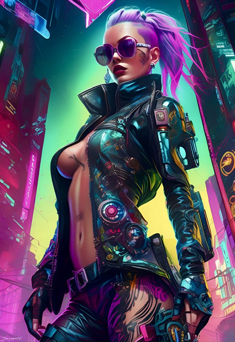 Friday Night Vibe  

#AiArt #AiArtwork #fantasyart #AIArtistCommunity #digitalart #scifiart #aiartcommunity #aigirls #cyberpunk #FridayVibe