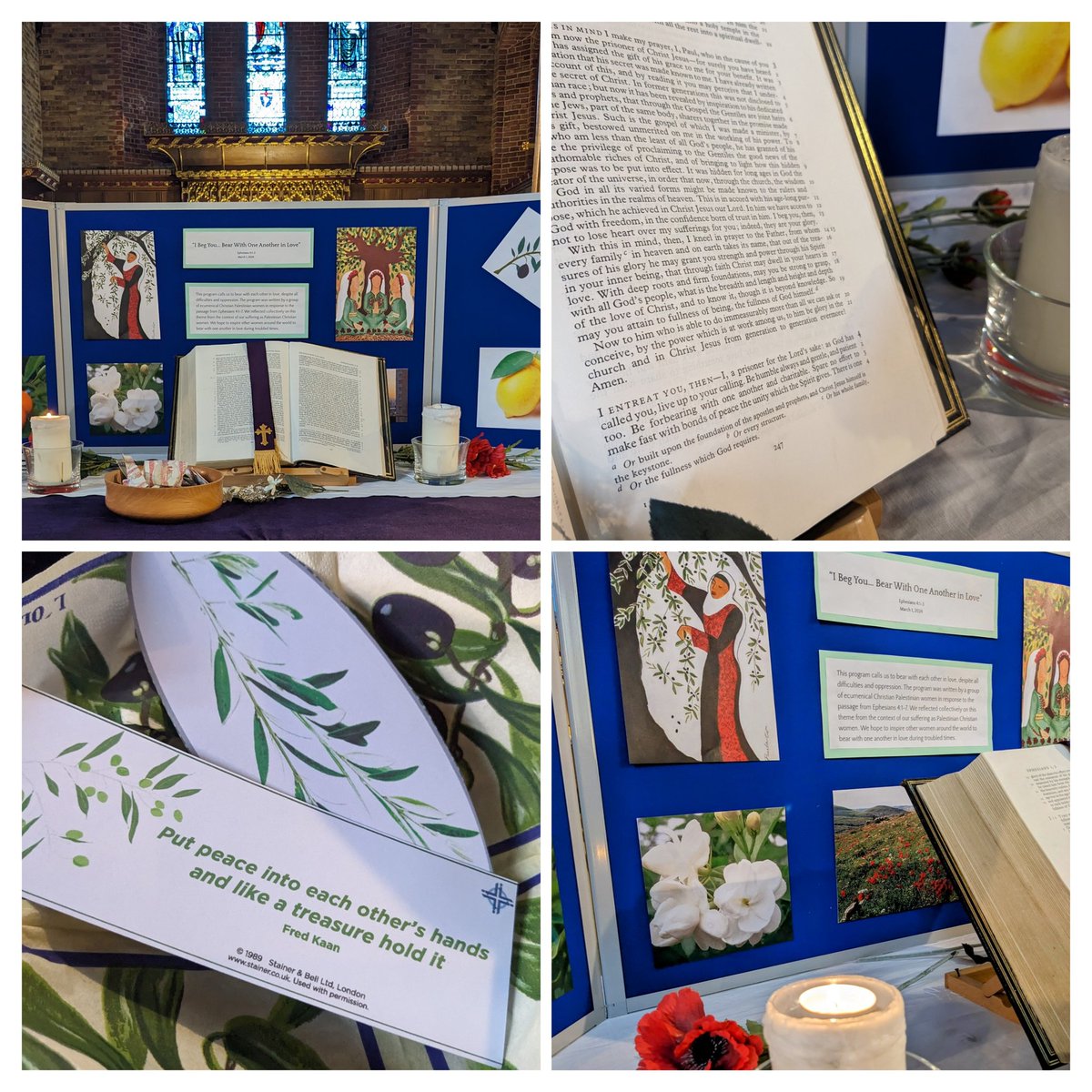 Tonight @CCCFalklands joined countless others from across the globe in #WorldDayofPrayer, with a service written by the Christian women of Palestine. We give thanks for our chance to pray, reflect, lament, rejoice and stand in solidarity with our Christian siblings everywhere.