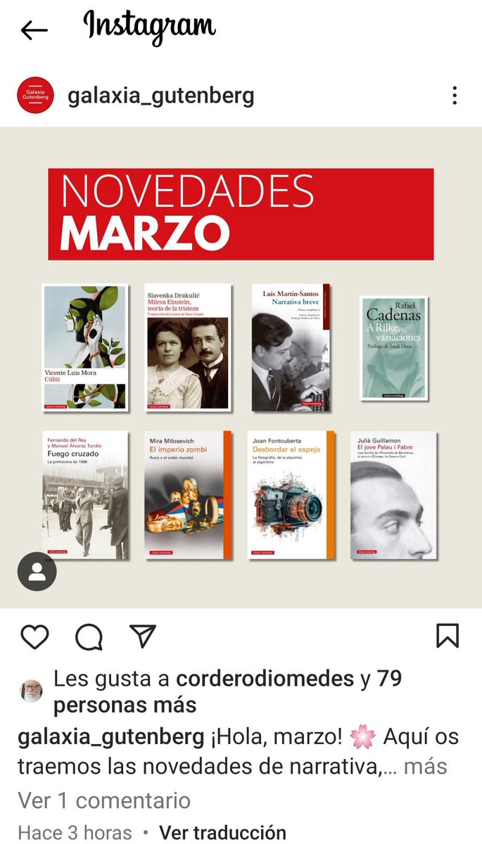 zona_arcadia's tweet photo. Como #GalaxiaGutemberg no tiene cuenta en X, vengo a traer alegrías.
Anuncian el "libro secreto" de #RafaelCadenas sobre Rilke y uno nuevo de #Fontcuberta, seguramente el fotógrafo y teórico español que más ha pensado la fotografía. https://t.co/zWmMgnjTxB