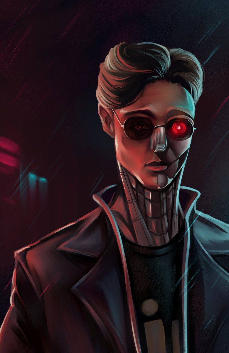Purnip1's tweet photo. And I finished yet ANOTHER character. This time a proper android. c: https://t.co/d2u5xPvmbe