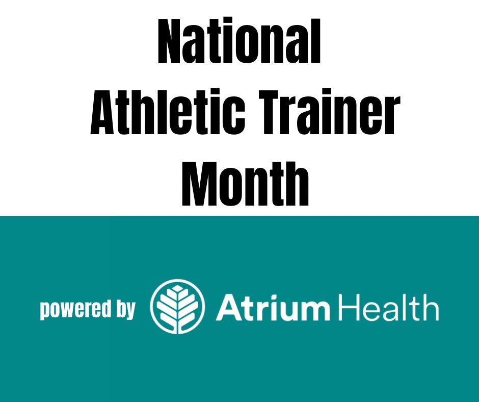 March is National Athletic Training Month, a month dedicated to raising awareness of who athletic trainers are and the impact they have on patient health and safety. We appreciate our partnership with Atrium Health and all our Athletic Trainers! @UCPSNC @AGHoulihan @AtriumMSKI