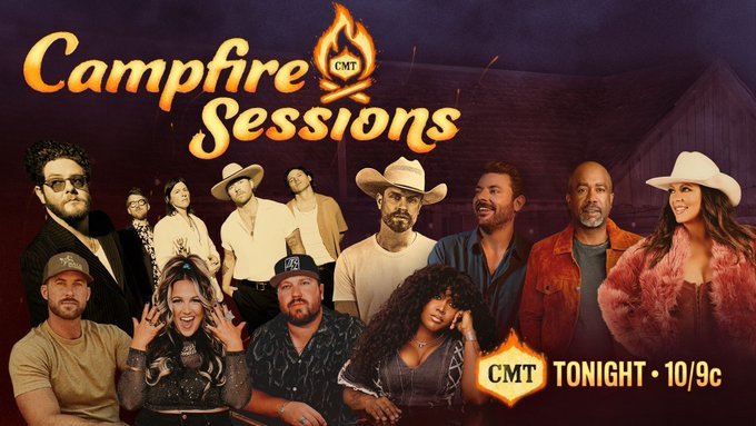 Check out 
@CMT
’s special classic country episode of #CMTCampfireSessions tonight at 10/9c!
