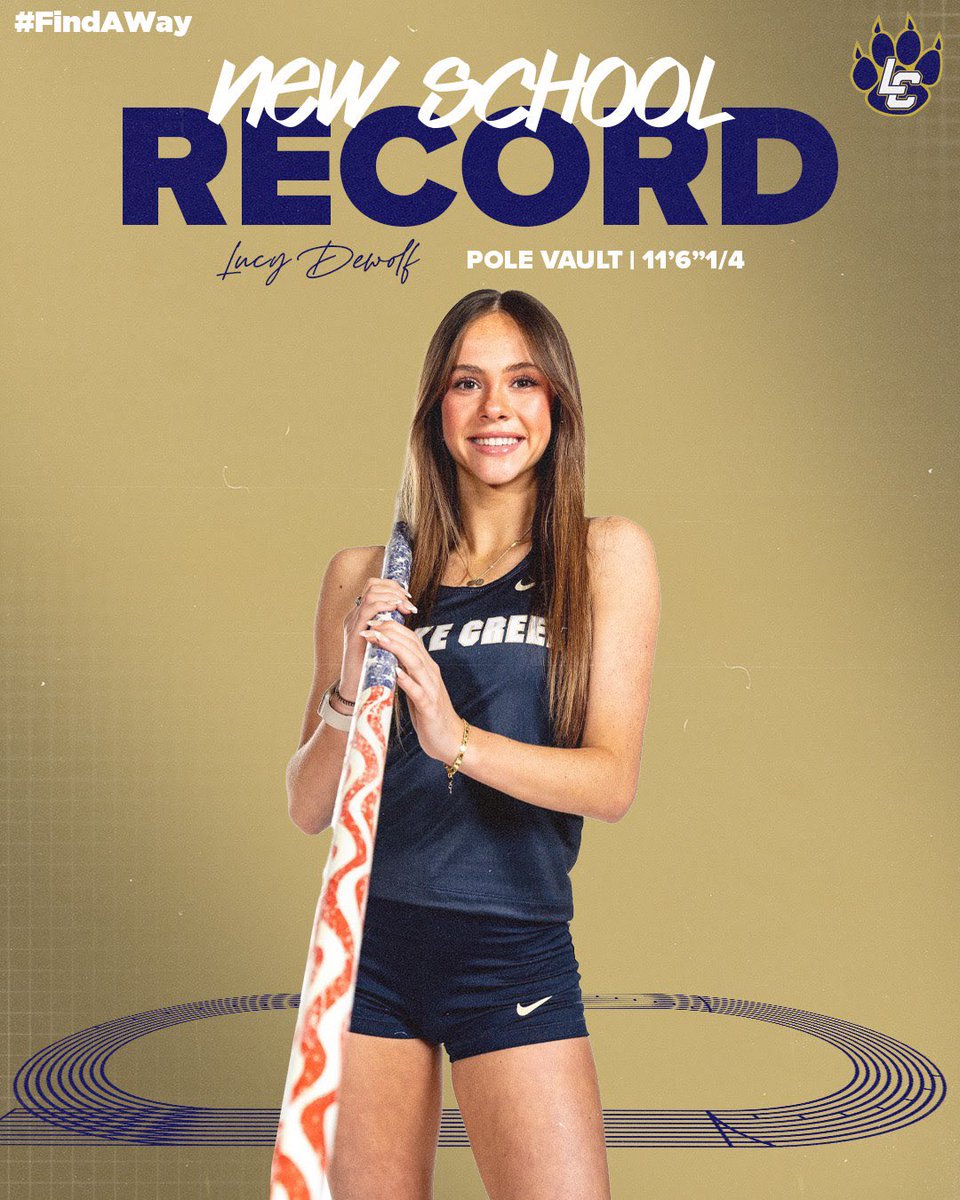 Lu does it again! Breaks her own school record &amp; finishes 4th in a very talented field!

#FoundAWay😤