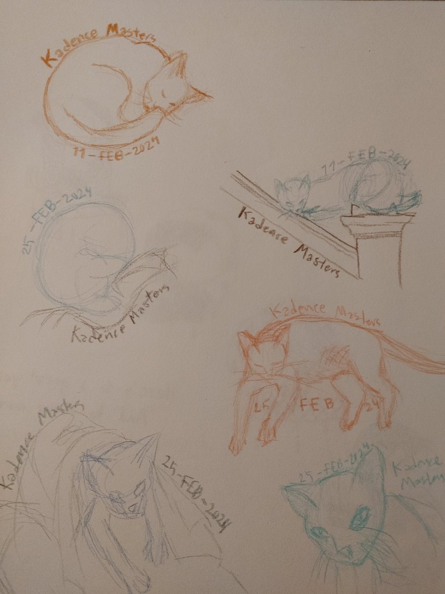 KadenceMasters's tweet image. I have too many cat pictures in my camera roll.... Welp, might as well draw them! 

#Cat #CatStudy #ColoredPencilSketch #art