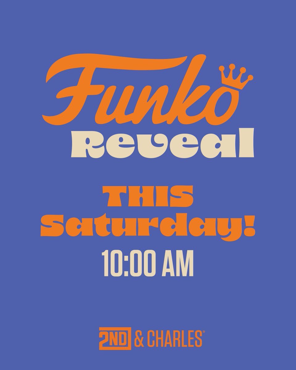 Our secret stash of Funko is ready!! Join us for our FIRST EVER Funko Reveal. We've got Epic Deals on Limited & Rare Funko POP! Get the thrill…without the hunt. Join us this Saturday at 10 a.m.!