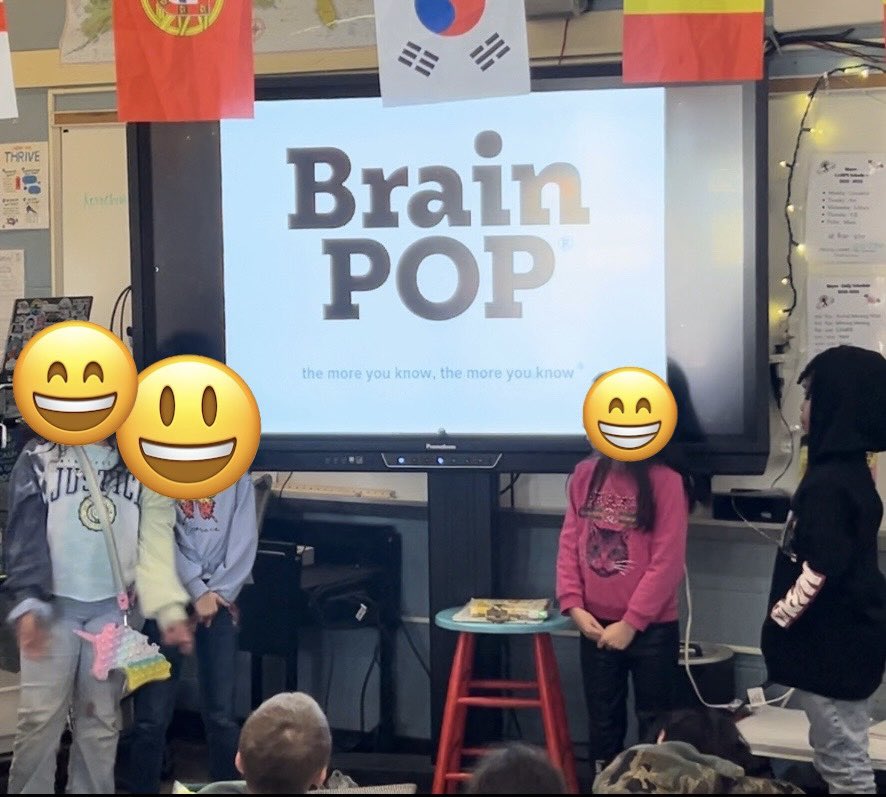 Nothing makes an #instructionalcoach feel success like Ss applying learning. 3rd Ss @Longan_ES presented to 5th Ss #Blackhistorymonth2024 projects. Many 3rd chose @brainpop Make-a-Movie to show learning. T of that class made my ❤️ huge. Our work together is meaningful!