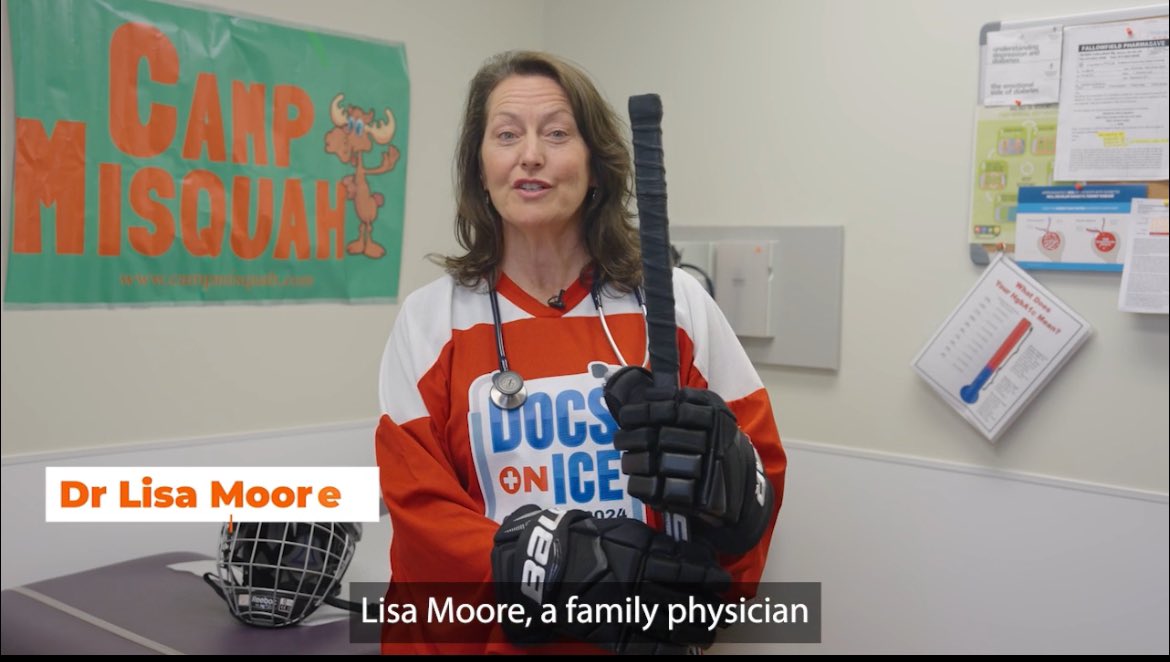 Meet Dr Lisa Moore - a family physician and skater in <a href="/DocsOnIce2024/">DocsOnIce</a>. Find out why she joins 800+ MDs every year to play hockey in support of local charities. This year for <a href="/Camp_Misquah/">Camp Misquah</a> for children and adults with special needs (click the following link) vimeo.com/918286695/8a59…
