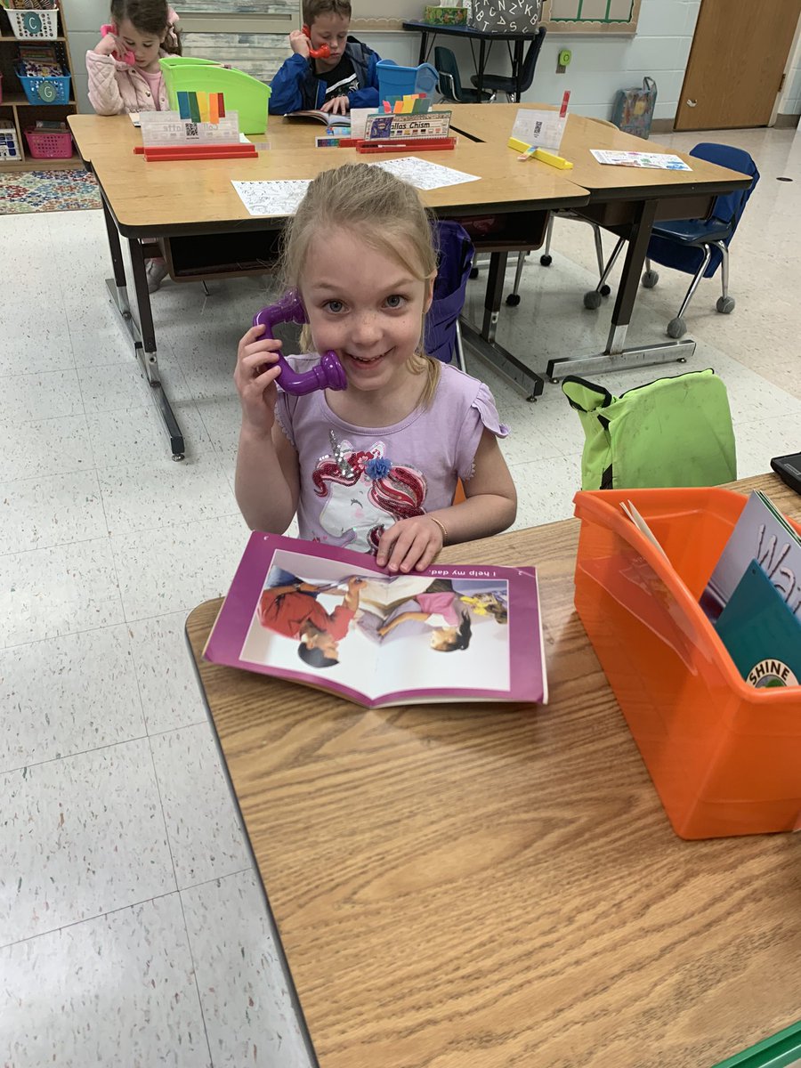 CCPSBears's tweet photo. The students enjoyed practicing reading using their whisper phones today! https://t.co/isz41UoKPT