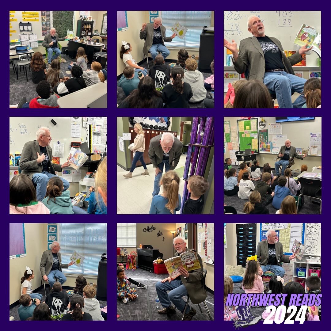 Thank you to all of our incredible guests for joining us today for Northwest Reads 💜📚

<a href="/NorthwestISD/">Northwest ISD</a> 

#aimhigh #schluterelem #spurs4life #NorthwestReads