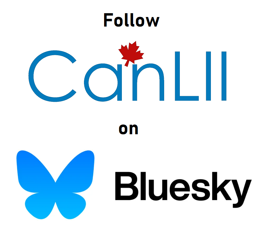 CanLII is now on Bluesky, a microblogging platform which recently opened registration for the general public! If you haven't already done so, follow us there at zurl.co/O4cz.