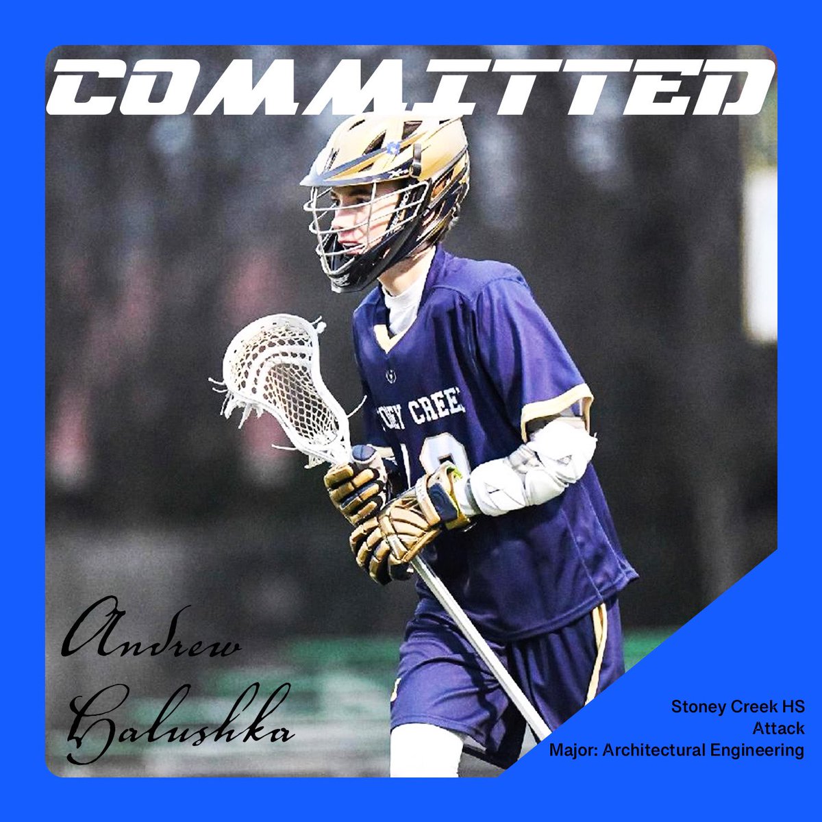 Excited to welcome Andrew Halushka to the squad next year!!

#Legacy #HuntIt