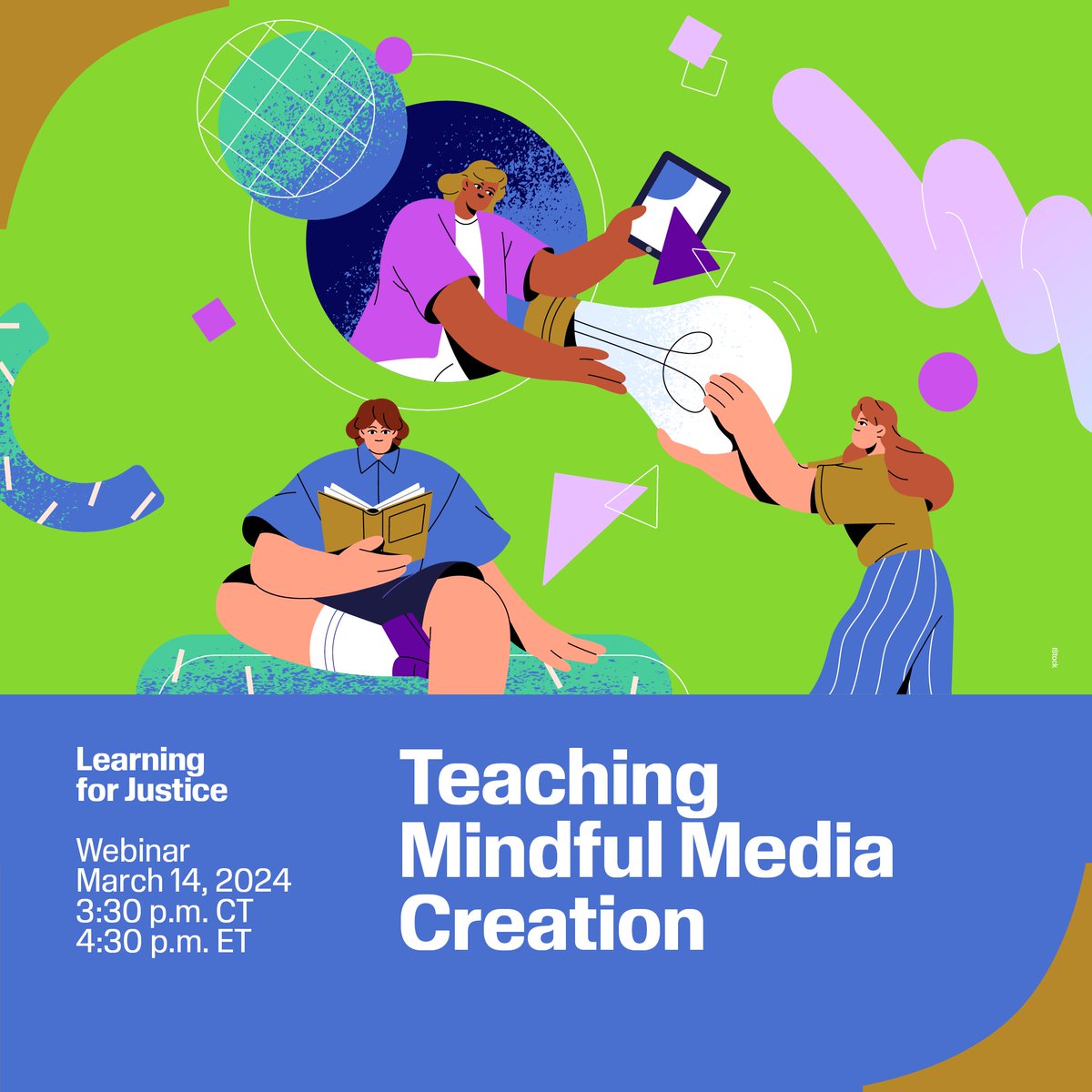 Mark your calendar for this incredible workshop coming up w/ <a href="/learnforjustice/">Learning for Justice</a>: Learn about the role of media creation as a part of helping students grow as learners &amp; engage in their communities + gain resources for student-led media creation. Join us: bit.ly/MindfulMediaMa…